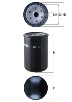 MAHLE ORIGINAL KC 24 Číslo výrobce: 77827512. EAN: 4009026009277.