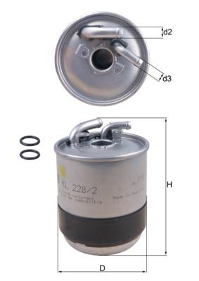 MAHLE ORIGINAL KL 228/2D Číslo výrobce: 76832422. EAN: 4009026506158.