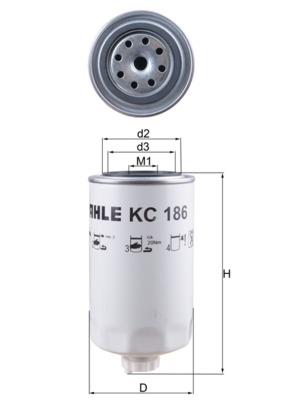 MAHLE ORIGINAL KC 186 Číslo výrobce: 76816367. EAN: 4009026502204.