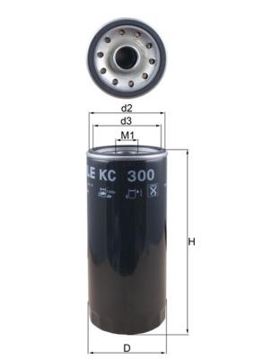 MAHLE ORIGINAL KC 300 Číslo výrobce: 70382982. EAN: 4009026718919.