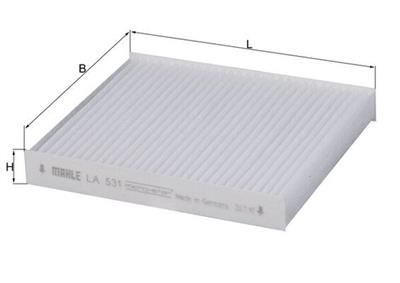 MAHLE ORIGINAL LA 531 Číslo výrobce: 70520508. EAN: 4009026735626.