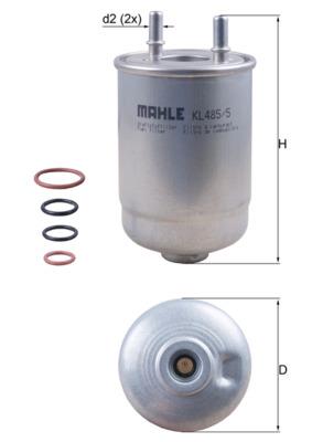 MAHLE ORIGINAL KL 485/5D Číslo výrobce: 70514316. EAN: 4009026729618.