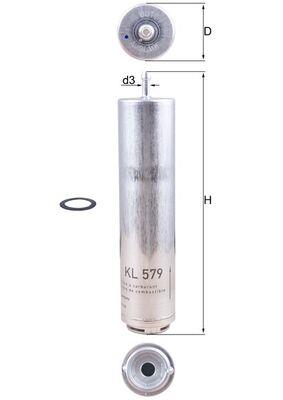MAHLE ORIGINAL KL 579D Číslo výrobce: 70385530. EAN: 4009026720400.