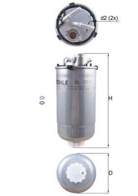 MAHLE ORIGINAL KL 157/1D Číslo výrobce: 76663710. EAN: 4009026409589.