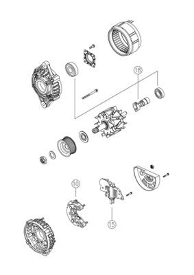MAHLE ORIGINAL MG 822 Číslo výrobce: 72460249. EAN: 3838922363760.