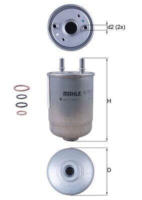 MAHLE ORIGINAL KL 752/5D Číslo výrobce: 72375244. EAN: 4009026940013.