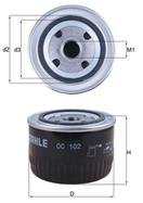 MAHLE ORIGINAL OC 102