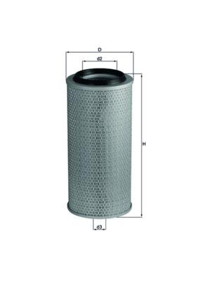 MAHLE ORIGINAL LX 236 Číslo výrobce: 77050537. EAN: 4009026022542.