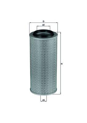 MAHLE ORIGINAL LX 275 Číslo výrobce: 72006302. EAN: 4009026041932.