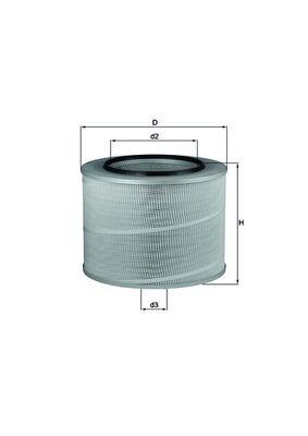 MAHLE ORIGINAL LX 506 Číslo výrobce: 79622382. EAN: 4009026061367.