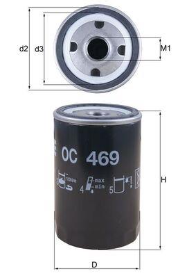 MAHLE ORIGINAL OC 469 Číslo výrobce: 76816144. EAN: 4009026502099.
