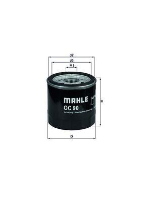 MAHLE ORIGINAL OC 90 OF Číslo výrobce: 77444599. EAN: 4009026000038.