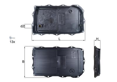 MAHLE ORIGINAL HX 184KIT Číslo výrobce: 72546977. EAN: 4057635005784.