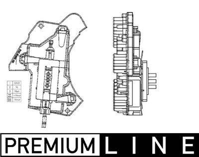 MAHLE ORIGINAL ABR 24 000P Číslo výrobce: 351321011. EAN: 4057635016827.