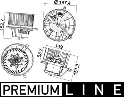 MAHLE ORIGINAL AB 148 000P Číslo výrobce: 351043211. EAN: 4057635015486.