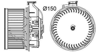 MAHLE ORIGINAL AB 260 000P Číslo výrobce: 8EW 351 150-781. EAN: 4057635016469.