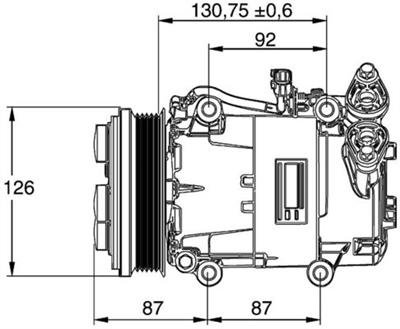 MAHLE ORIGINAL ACP 54 000P Číslo výrobce: 351113451. EAN: 4057635033190.