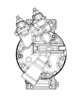 MAHLE ORIGINAL ACP 654 000P Číslo výrobce: 8FK 351 009-471. EAN: 4057635030854.