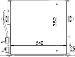 MAHLE ORIGINAL AC 158 000S