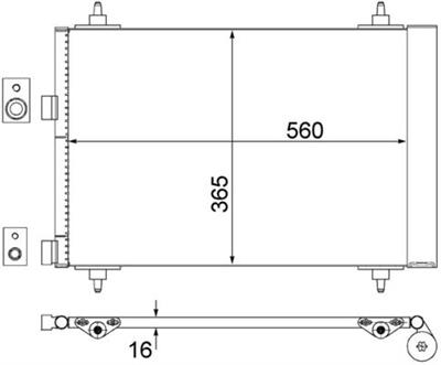 MAHLE ORIGINAL AC 315 000S Číslo výrobce: 351300674. EAN: 4057635021043.