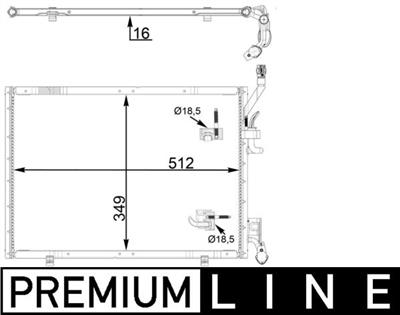 MAHLE ORIGINAL AC 31 000P Číslo výrobce: 351003561. EAN: 4057635017909.
