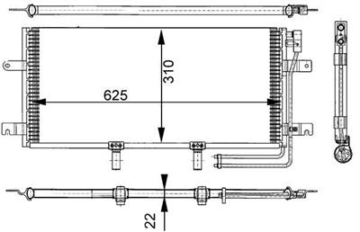MAHLE ORIGINAL AC 332 000S Číslo výrobce: 351301151. EAN: 4057635021265.