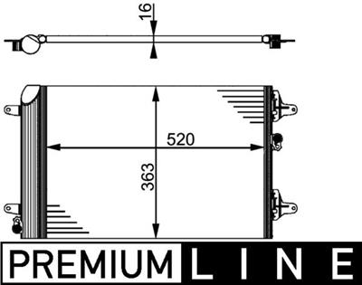 MAHLE ORIGINAL AC 358 000P Číslo výrobce: 351301521. EAN: 4057635021715.