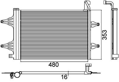 MAHLE ORIGINAL AC 359 000P Číslo výrobce: 351301531. EAN: 4057635021739.