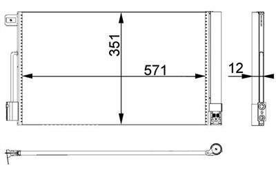 MAHLE ORIGINAL AC 367 000P Číslo výrobce: 351301651. EAN: 4057635021876.