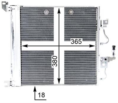 MAHLE ORIGINAL AC 376 000P Číslo výrobce: 351301751. EAN: 4057635022026.