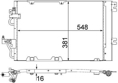 MAHLE ORIGINAL AC 378 000S Číslo výrobce: 351301774. EAN: 4057635022088.
