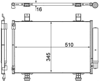 MAHLE ORIGINAL AC 456 000P Číslo výrobce: 351303491. EAN: 4057635023160.