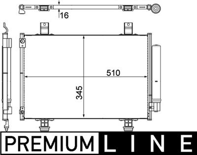 MAHLE ORIGINAL AC 456 000P Číslo výrobce: 351303491. EAN: 4057635023160.