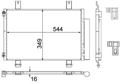 MAHLE ORIGINAL AC 456 000S Číslo výrobce: 351303494. EAN: 4057635023177.