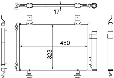 MAHLE ORIGINAL AC 495 000S Číslo výrobce: 351304431. EAN: 4057635023696.