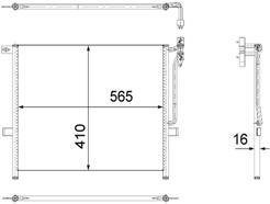 MAHLE ORIGINAL AC 502 001S