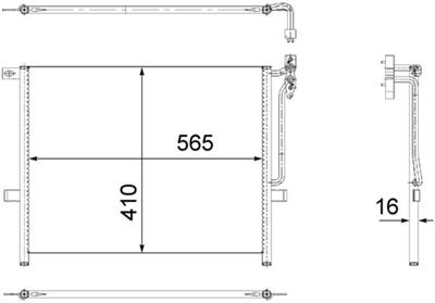 MAHLE ORIGINAL AC 502 001S Číslo výrobce: 351304511. EAN: 4057635023788.