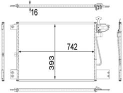 MAHLE ORIGINAL AC 555 000S