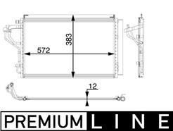 MAHLE ORIGINAL AC 55 000P