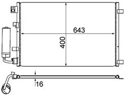 MAHLE ORIGINAL AC 604 001S