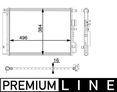 MAHLE ORIGINAL AC 61 000P Číslo výrobce: 351008121. EAN: 4057635018210.