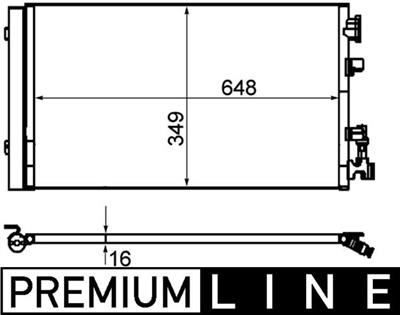 MAHLE ORIGINAL AC 630 000P Číslo výrobce: 351310541. EAN: 4057635025010.