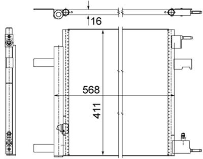 MAHLE ORIGINAL AC 636 000P Číslo výrobce: 351310611. EAN: 4057635025089.