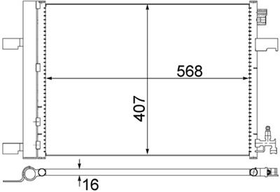 MAHLE ORIGINAL AC 636 000S Číslo výrobce: 351310614. EAN: 4057635025096.