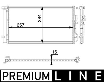 MAHLE ORIGINAL AC 64 000P Číslo výrobce: 351008181. EAN: 4057635018241.