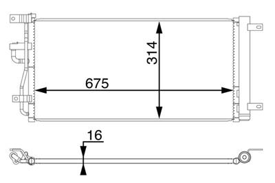 MAHLE ORIGINAL AC 66 000S Číslo výrobce: 351008364. EAN: 4057635018265.