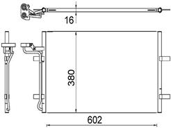 MAHLE ORIGINAL AC 725 000S
