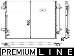 MAHLE ORIGINAL AC 734 000P