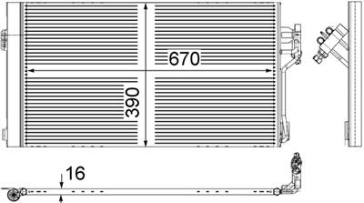 MAHLE ORIGINAL AC 761 000S Číslo výrobce: 351343004. EAN: 4057635026444.