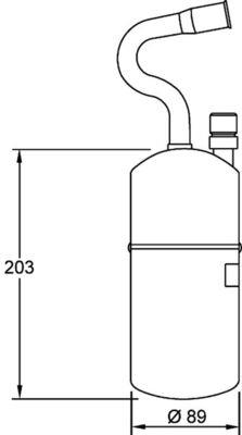 MAHLE ORIGINAL AD 34 000S Číslo výrobce: 351192021. EAN: 4057635041171.